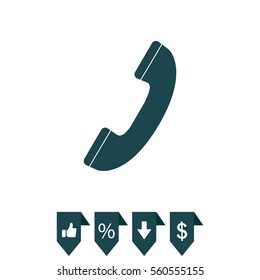 Phone handset icon
