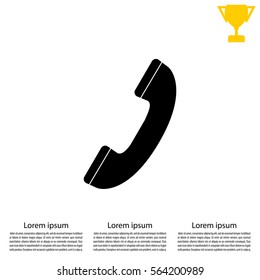Phone handset icon
