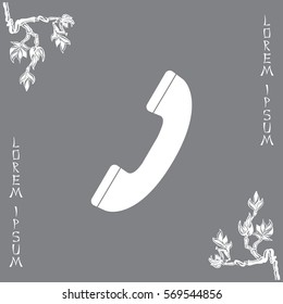 Phone handset icon