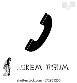 Phone handset icon