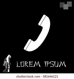 Phone handset icon