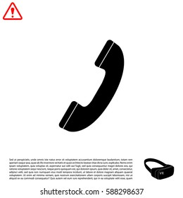 Phone handset icon