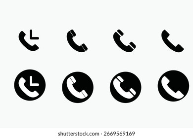 phone handset icon, call button symbol, mobile contact icon, telephone receiver, call
