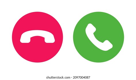 Phone handset icon isolated on white background 10 eps
