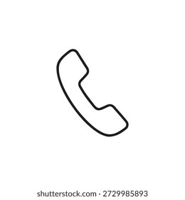  Icono del Vector del teléfono para el contacto y la comunicación

