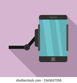 Phone hanger icon. Flat illustration of phone hanger vector icon for web design