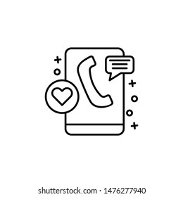 Phone, Heard, Call Icon. Element Of Customer Services Icon