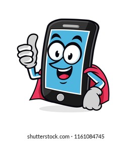 Phone Hero Design Vector