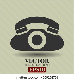 Icono de alta calidad del teléfono