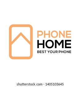 phone home logo vector inspiration