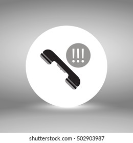 phone icon. 