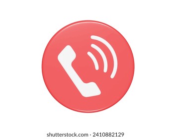 Phone icon 3d illustration vactor
