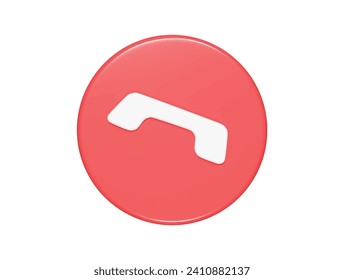 Phone icon 3d illustration vactor