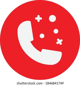 Icono de teléfono para cualquier sitio web de presentación de aplicaciones móviles