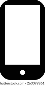 Phone icon black and white color