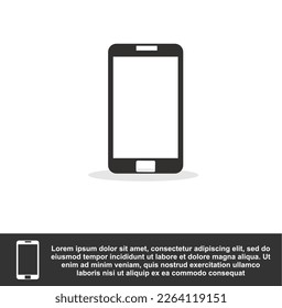 Phone icon in black and white colour