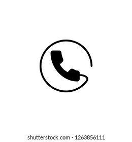 Phone Icon Call Centre Sign Stock Vector (Royalty Free) 1263856111 ...