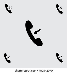 Phone icon, call out vector illustration