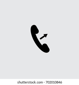 Phone icon, call in vector illustration