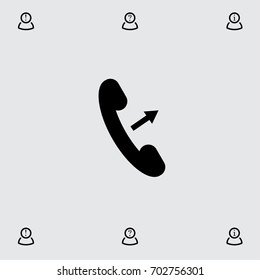 Phone icon, call in vector illustration
