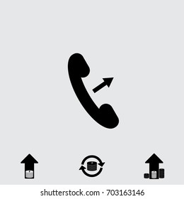 Phone icon, call in vector illustration