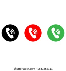 phone icon. phone call vector. on a white background. vector illustration eps 10