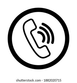 
phone icon. phone call vector. on a white background. vector illustration eps 10
