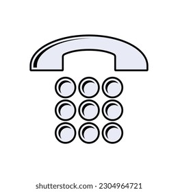 Phone Icon. Calling Illustration. Applied as Trendy Symbol for Design Elements, Websites, Presentation and Application - Vector. 