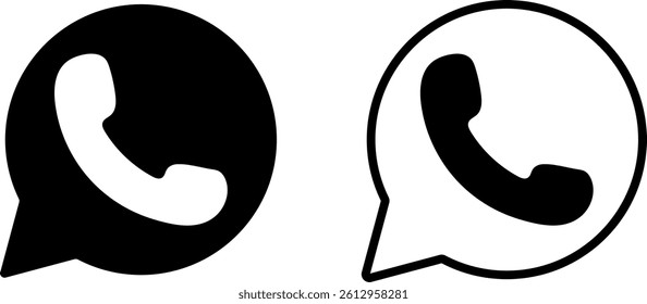 Phone icon. Chat bubble icon set. telephone call sign. Contact icon phone mobile call. Contact us. Contact us symbol