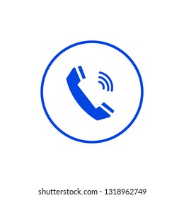 Phone icon in circle
