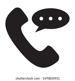 Phone icon design. Phone icon flat design. Telephone symbol. Vector illustration.