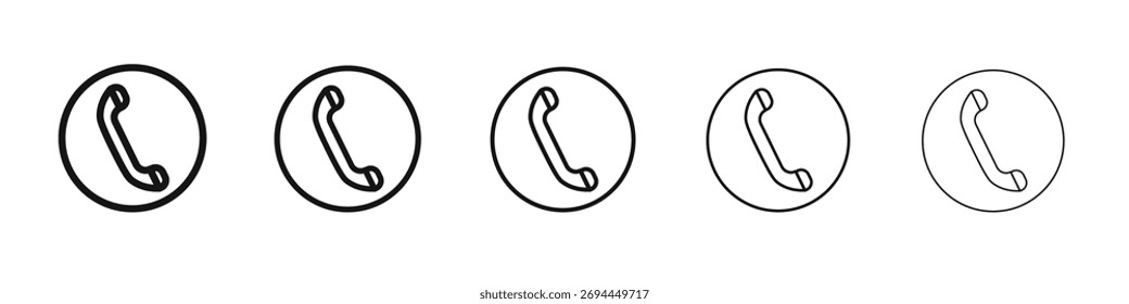 Phone icon design, logo, app, UI. Vector illustration, EPS