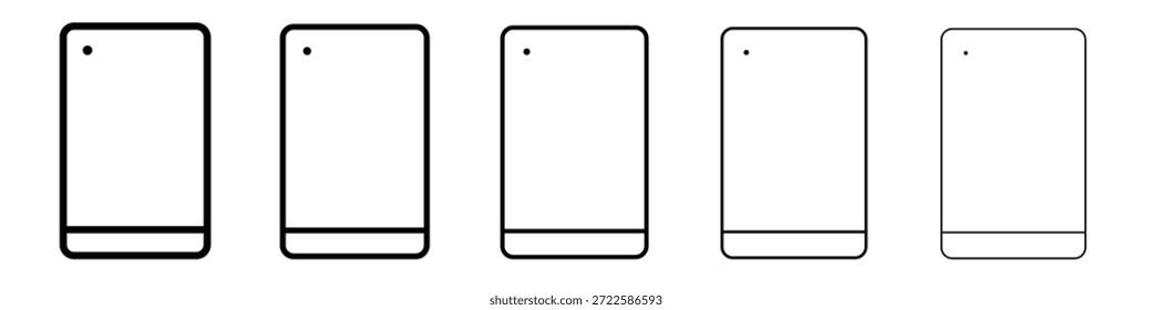 Design de ícone de telefone, logotipo, aplicativo, UI. Ilustração vetorial, EPS