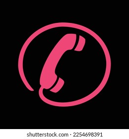 Phone icon design and symbol art
