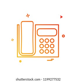 Phone icon design vector