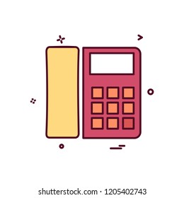 Phone icon design vector