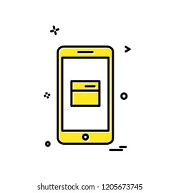 Phone icon design vector