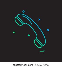 Phone icon design vector