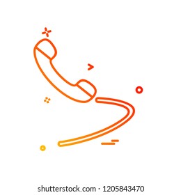 Phone icon design vector