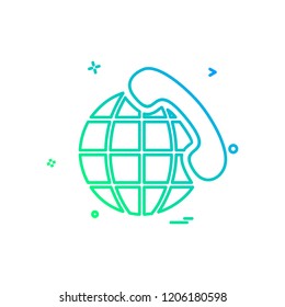 Phone icon design vector