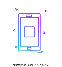 Phone icon design vector