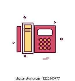 Phone icon design vector