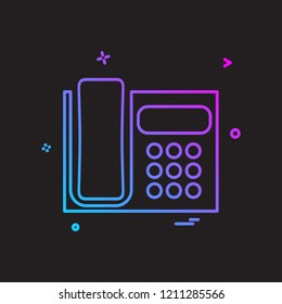 Phone icon design vector
