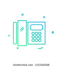 Phone icon design vector