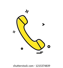 Phone icon design vector