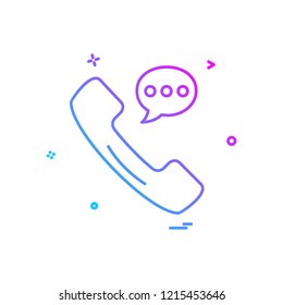 Phone icon design vector