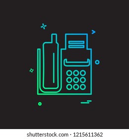 Phone icon design vector