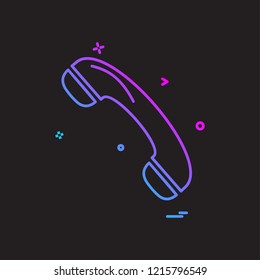 Phone icon design vector