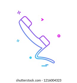 Phone icon design vector
