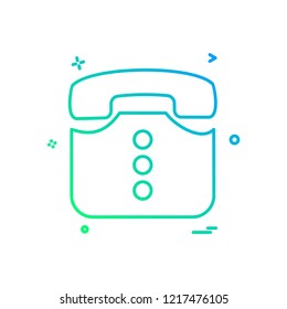 Phone icon design vector